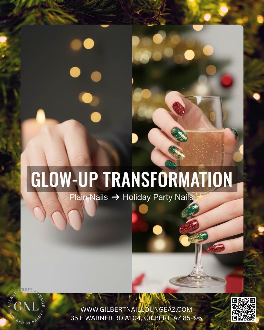 Christmas Nails at Gilbert Nail Lounge